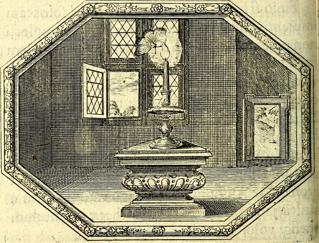 An illustration from Mundi lapis lydius, siue, Vanitas per veritat falsi accusata & conuicta, 1639, leaf 139