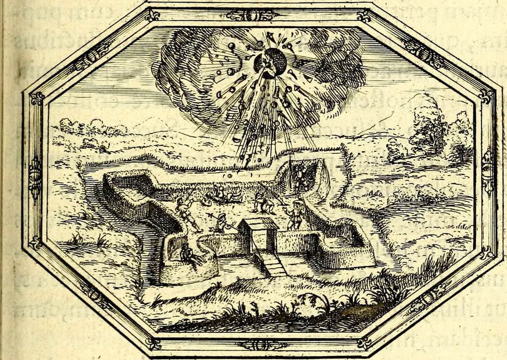An illustration from Mundi lapis lydius, siue, Vanitas per veritat falsi accusata & conuicta, 1639, leaf 144