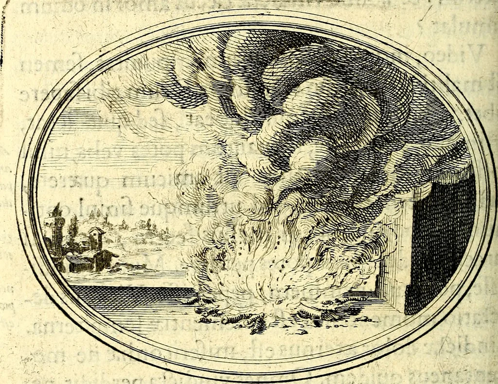 An illustration from Mundi lapis lydius, siue, Vanitas per veritat falsi accusata & conuicta, 1639, leaf 155
