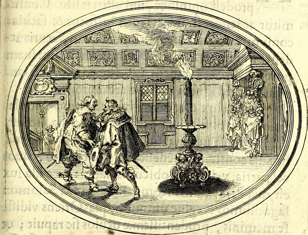 An illustration from Mundi lapis lydius, siue, Vanitas per veritat falsi accusata & conuicta, 1639, leaf 212