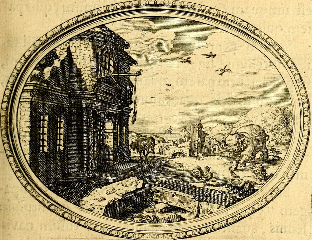 An illustration from Mundi lapis lydius, siue, Vanitas per veritat falsi accusata & conuicta, 1639, leaf 24