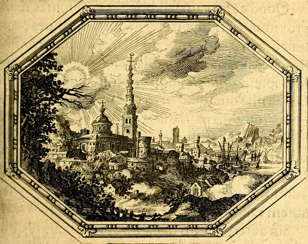 An illustration from Mundi lapis lydius, siue, Vanitas per veritat falsi accusata & conuicta, 1639, leaf 30