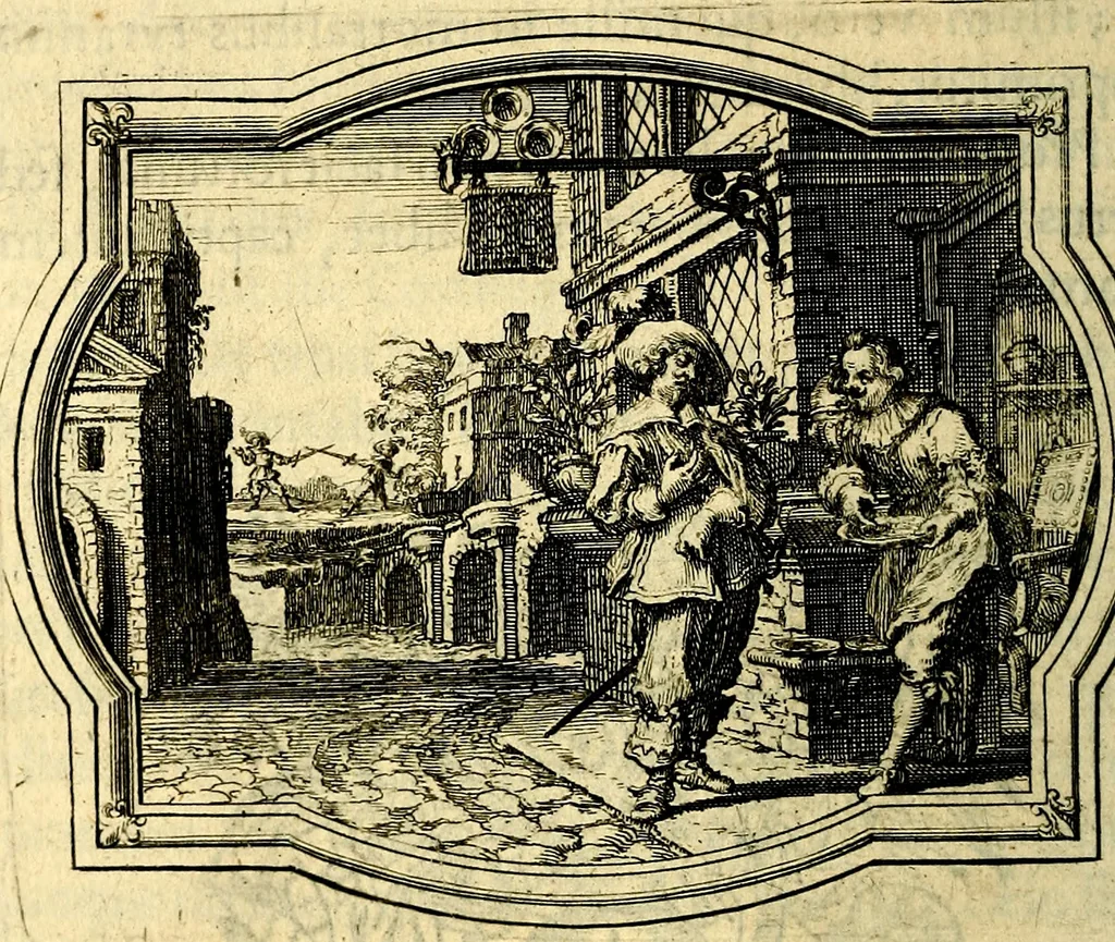 An illustration from Mundi lapis lydius, siue, Vanitas per veritat falsi accusata & conuicta, 1639, leaf 37
