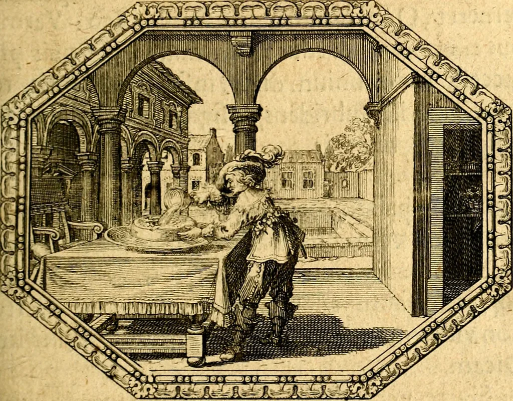 An illustration from Mundi lapis lydius, siue, Vanitas per veritat falsi accusata & conuicta, 1639, leaf 44