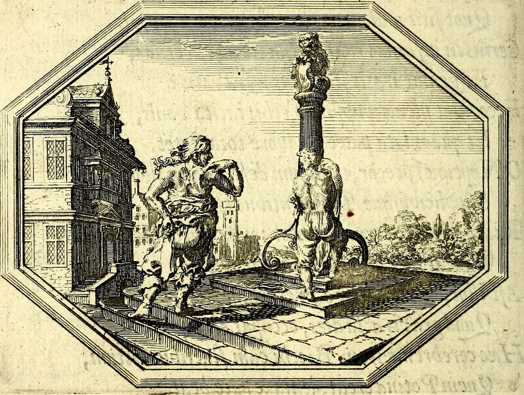 An illustration from Mundi lapis lydius, siue, Vanitas per veritat falsi accusata & conuicta, 1639, leaf 65