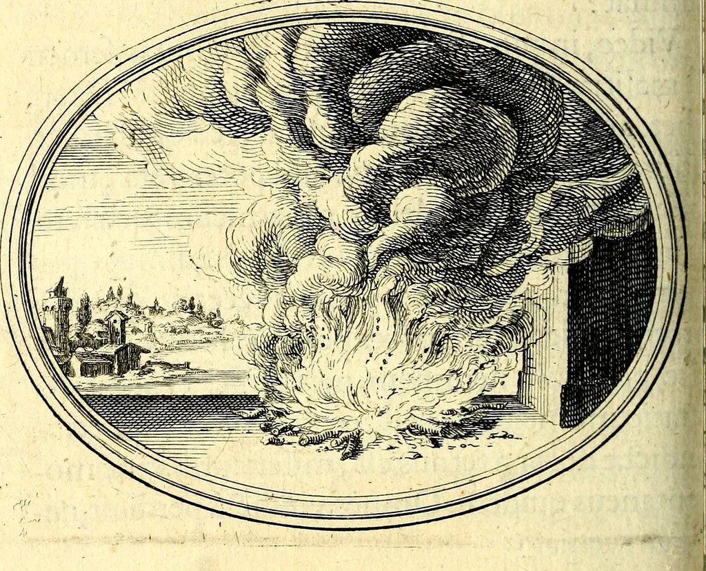 An illustration from Mundi lapis lydius, siue, Vanitas per veritat falsi accusata & conuicta, 1639, leaf 179