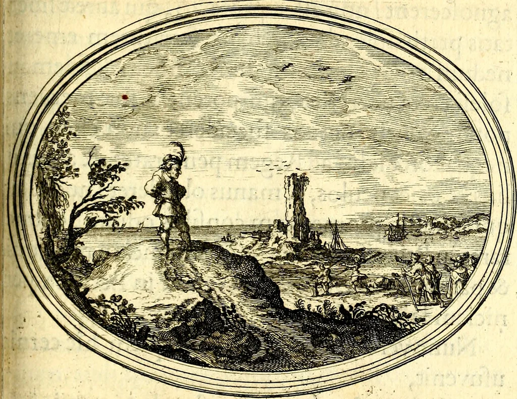 An illustration from Mundi lapis lydius, siue, Vanitas per veritat falsi accusata & conuicta, 1639, leaf 222