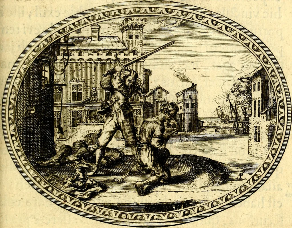 An illustration from Mundi lapis lydius, siue, Vanitas per veritat falsi accusata & conuicta, 1639, leaf 268