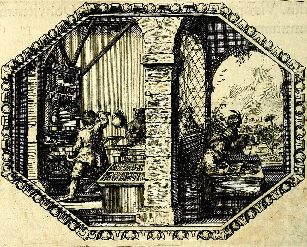 An illustration from Mundi lapis lydius, siue, Vanitas per veritat falsi accusata & conuicta, 1639, leaf 41