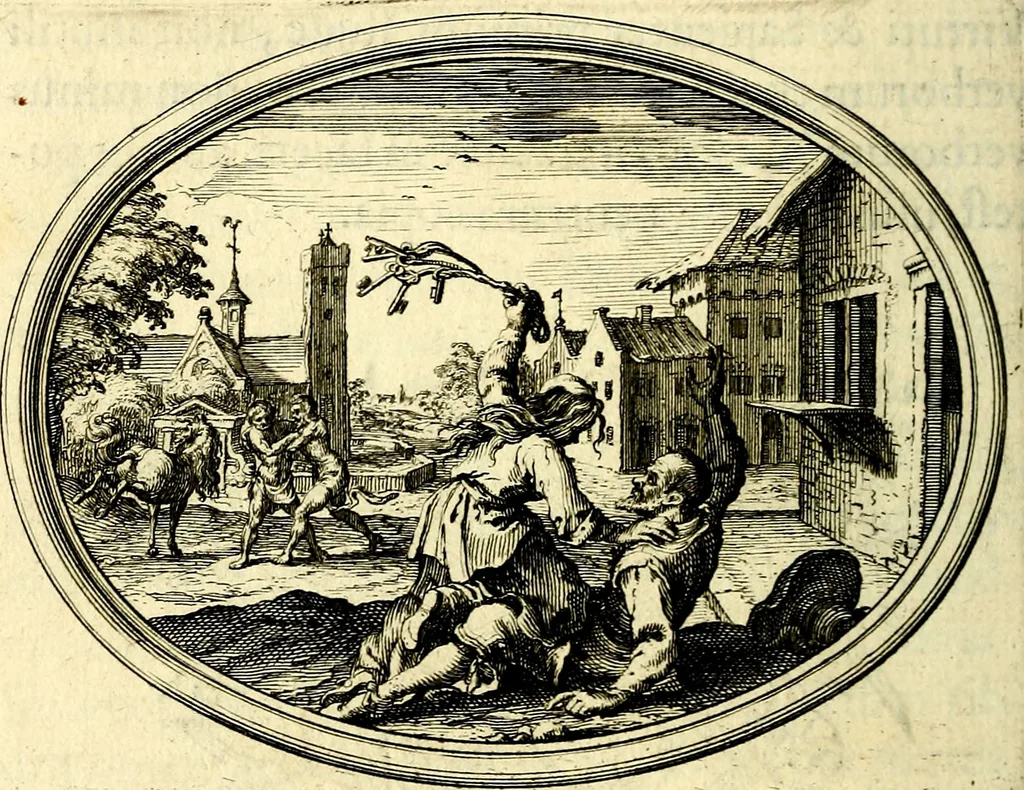 An illustration from Mundi lapis lydius, siue, Vanitas per veritat falsi accusata & conuicta, 1639, leaf 45