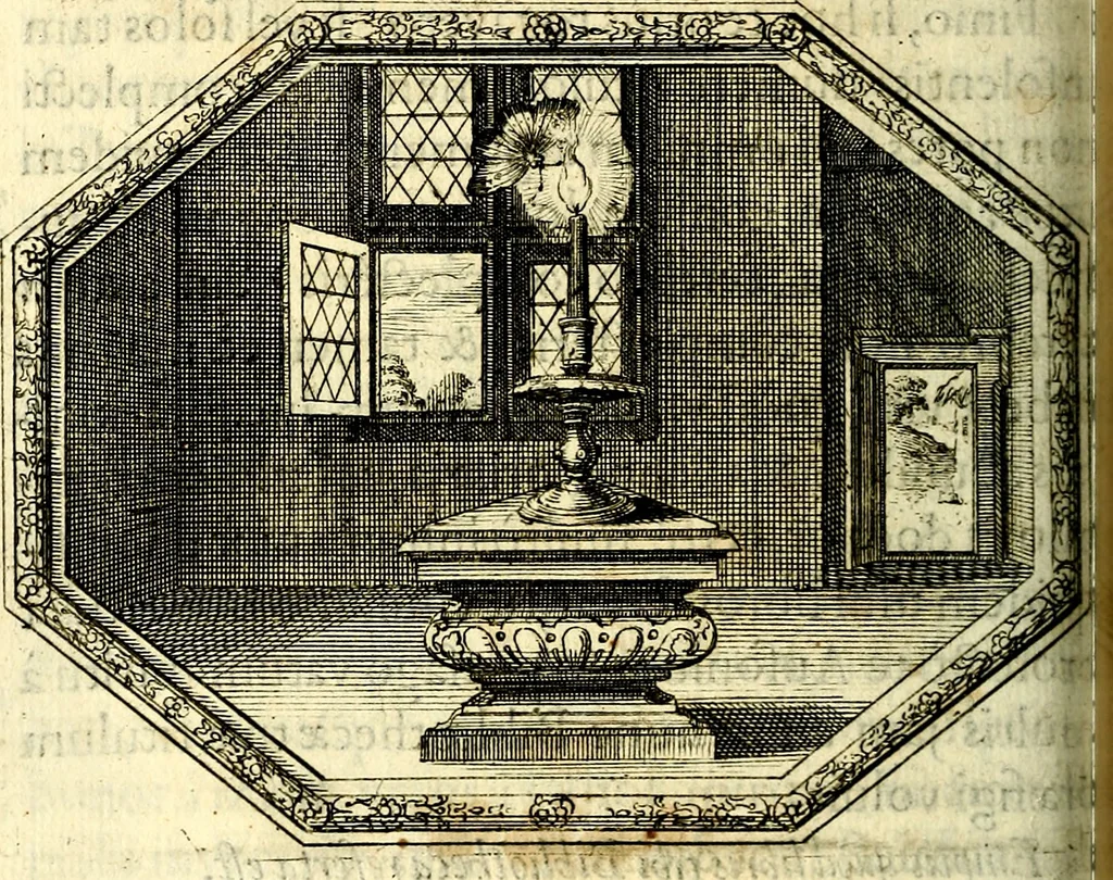 An illustration from Mundi lapis lydius, siue, Vanitas per veritat falsi accusata & conuicta, 1639, leaf 165