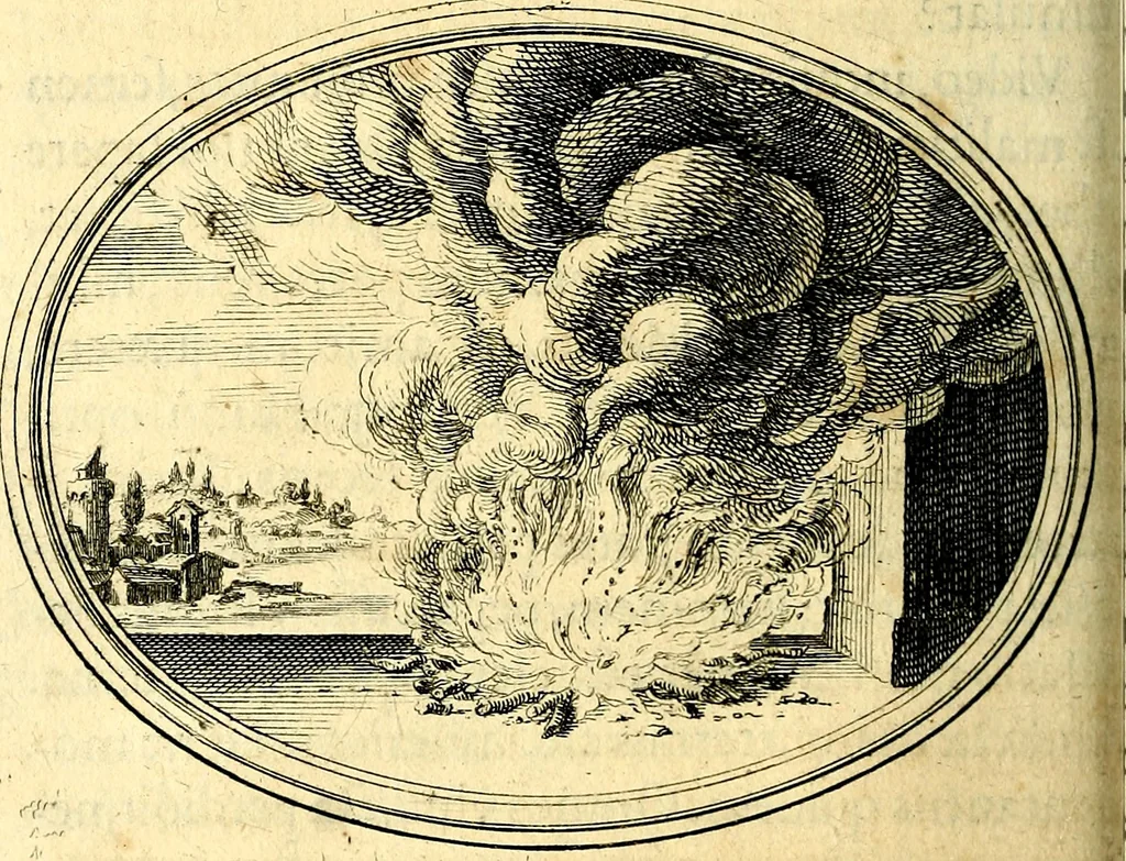 An illustration from Mundi lapis lydius, siue, Vanitas per veritat falsi accusata & conuicta, 1639, leaf 181