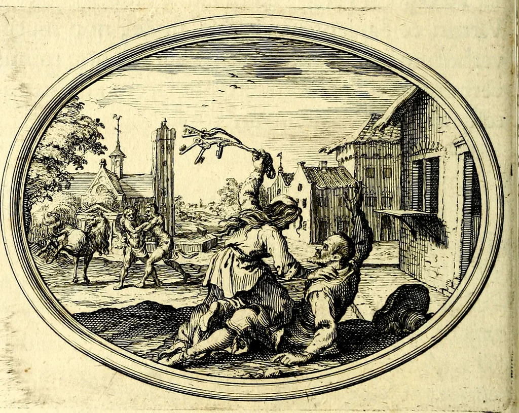 An illustration from Mundi lapis lydius, siue, Vanitas per veritat falsi accusata & conuicta, 1639, leaf 47