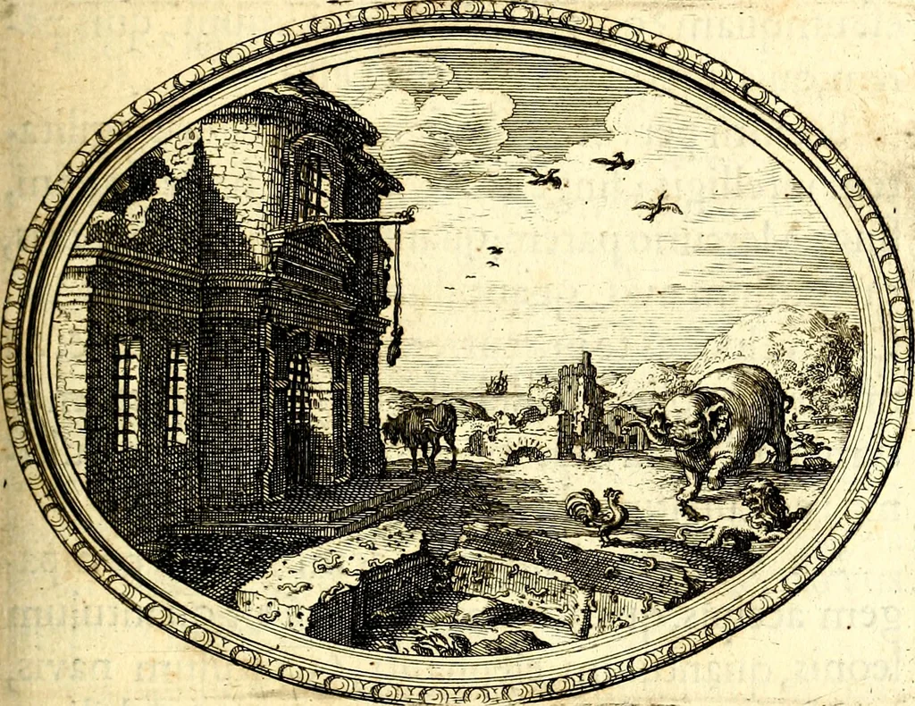 An illustration from Mundi lapis lydius, siue, Vanitas per veritat falsi accusata & conuicta, 1639, leaf 50