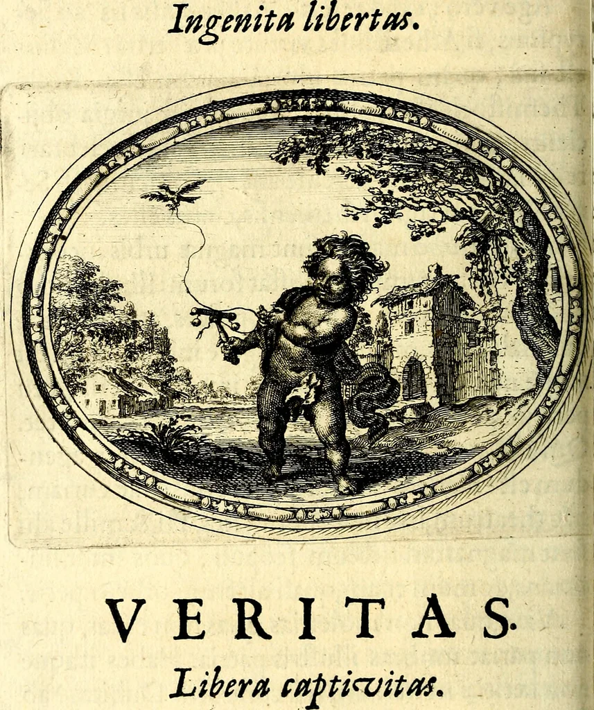 An illustration from Mundi lapis lydius, siue, Vanitas per veritat falsi accusata & conuicta, 1639, leaf 59