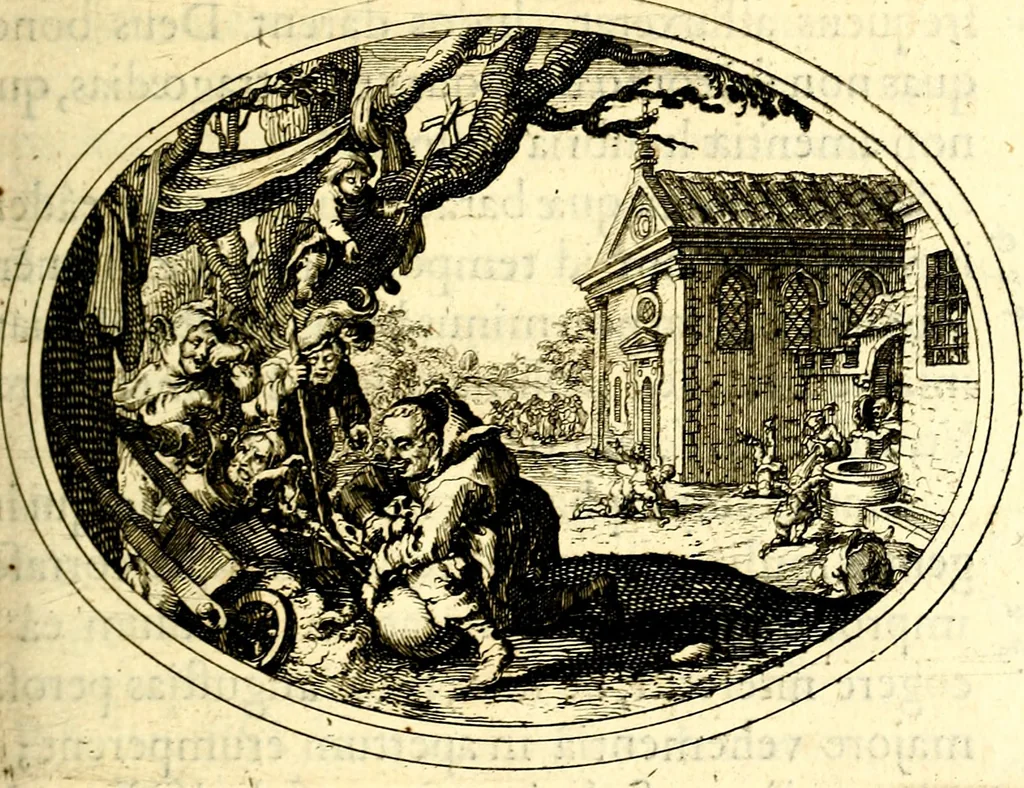 An illustration from Mundi lapis lydius, siue, Vanitas per veritat falsi accusata & conuicta, 1639, leaf 82