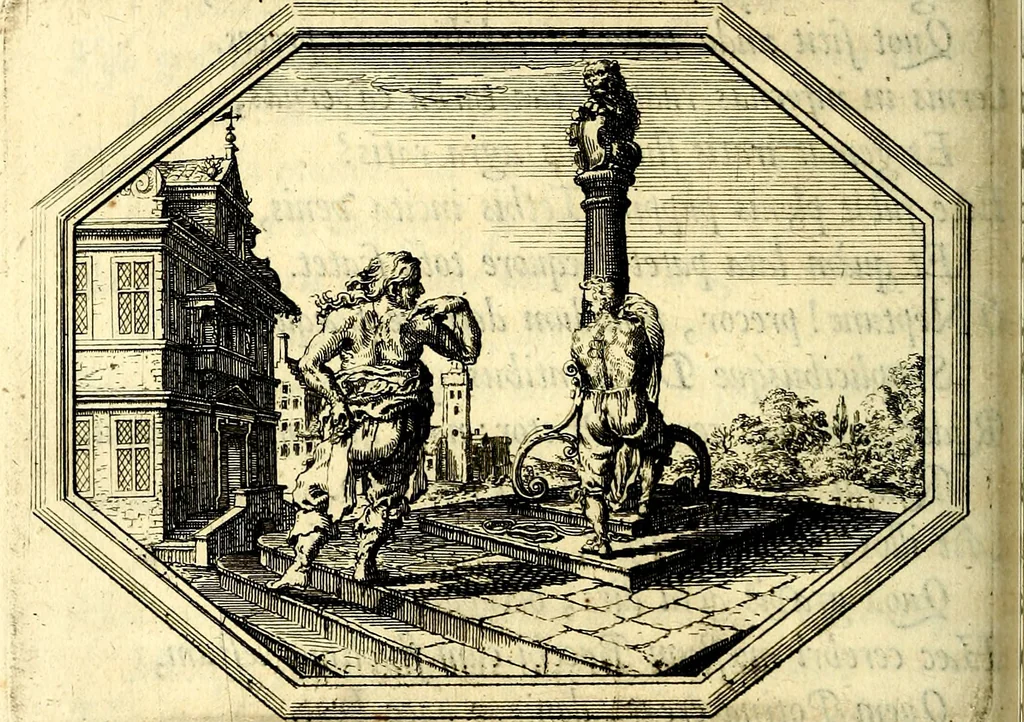 An illustration from Mundi lapis lydius, siue, Vanitas per veritat falsi accusata & conuicta, 1639, leaf 91