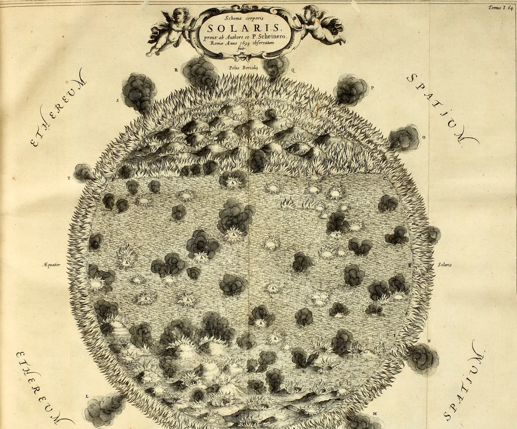 An illustration from Mundus Subterraneus, in XII libros digestus; quo divinum subterrestris mundi opificium, mira ergasteriorum naturæ in eo distributio, verbo pantámorphou Protei regnum, universæ denique naturæ majestas, 1665, leaf 106