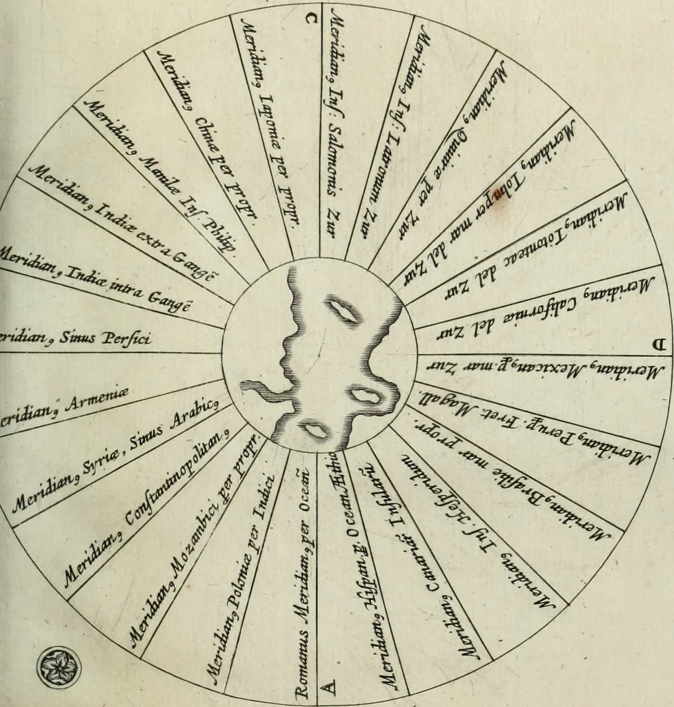 An illustration from Mundus Subterraneus, in XII libros digestus; quo divinum subterrestris mundi opificium, mira ergasteriorum naturæ in eo distributio, verbo pantámorphou Protei regnum, universæ denique naturæ majestas, 1665, leaf 218
