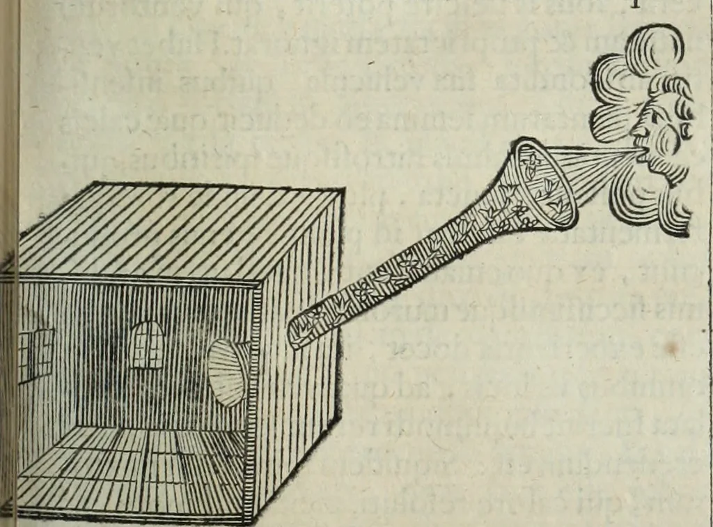 An illustration from Mundus Subterraneus, in XII libros digestus; quo divinum subterrestris mundi opificium, mira ergasteriorum naturæ in eo distributio, verbo pantámorphou Protei regnum, universæ denique naturæ majestas, 1665, leaf 284