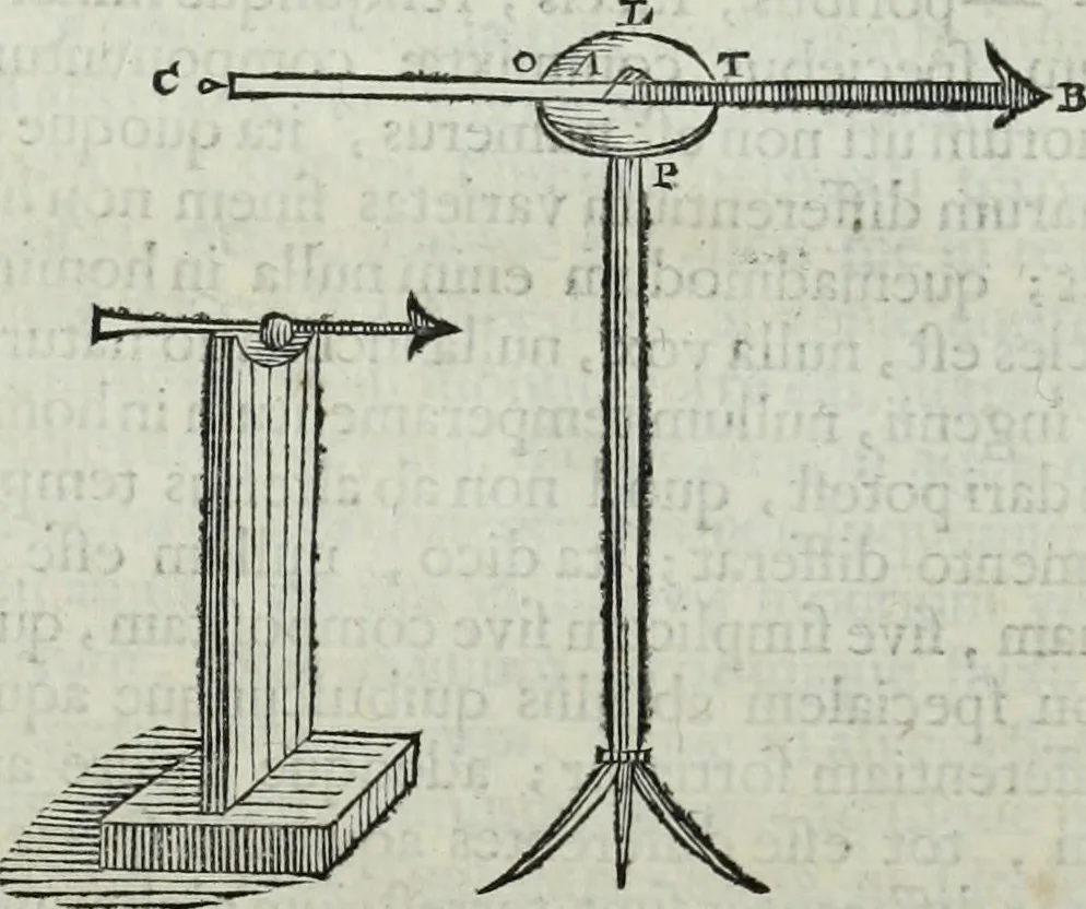 An illustration from Mundus Subterraneus, in XII libros digestus; quo divinum subterrestris mundi opificium, mira ergasteriorum naturæ in eo distributio, verbo pantámorphou Protei regnum, universæ denique naturæ majestas, 1665, leaf 314