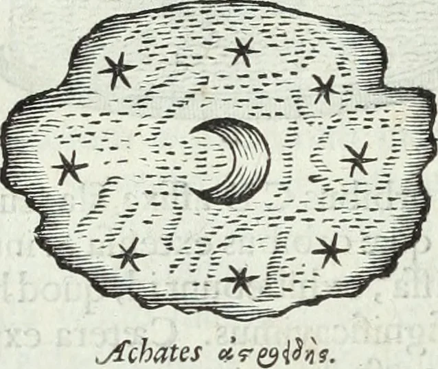 An illustration from Mundus Subterraneus, in XII libros digestus; quo divinum subterrestris mundi opificium, mira ergasteriorum naturæ in eo distributio, verbo pantámorphou Protei regnum, universæ denique naturæ majestas, 1665, leaf 461
