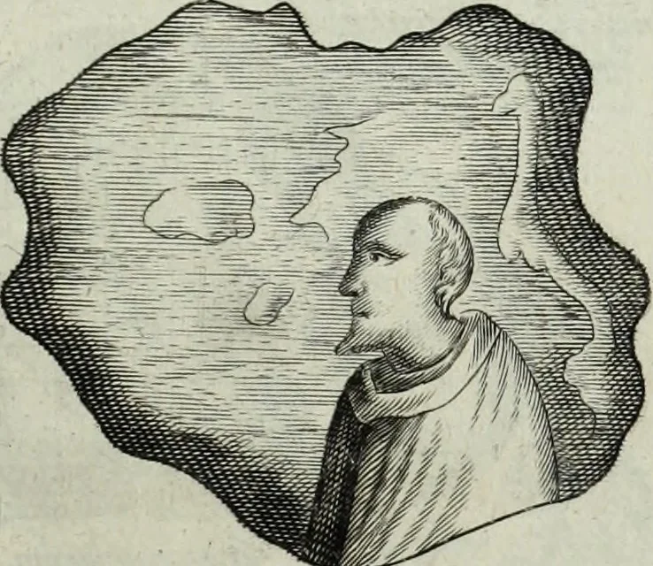 An illustration from Mundus Subterraneus, in XII libros digestus; quo divinum subterrestris mundi opificium, mira ergasteriorum naturæ in eo distributio, verbo pantámorphou Protei regnum, universæ denique naturæ majestas, 1665, leaf 466
