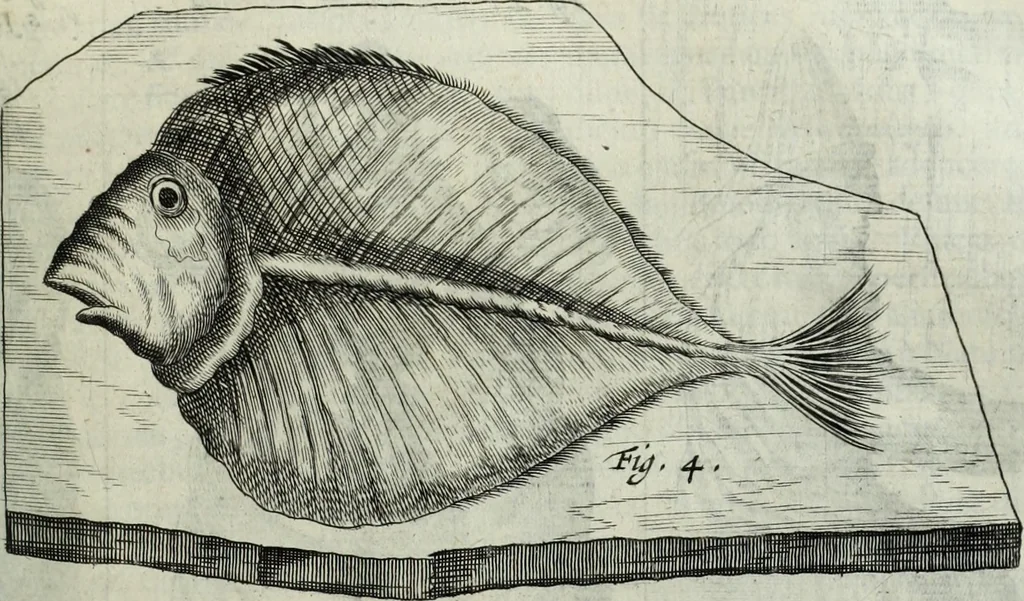 An illustration from Mundus Subterraneus, in XII libros digestus; quo divinum subterrestris mundi opificium, mira ergasteriorum naturæ in eo distributio, verbo pantámorphou Protei regnum, universæ denique naturæ majestas, 1665, leaf 470