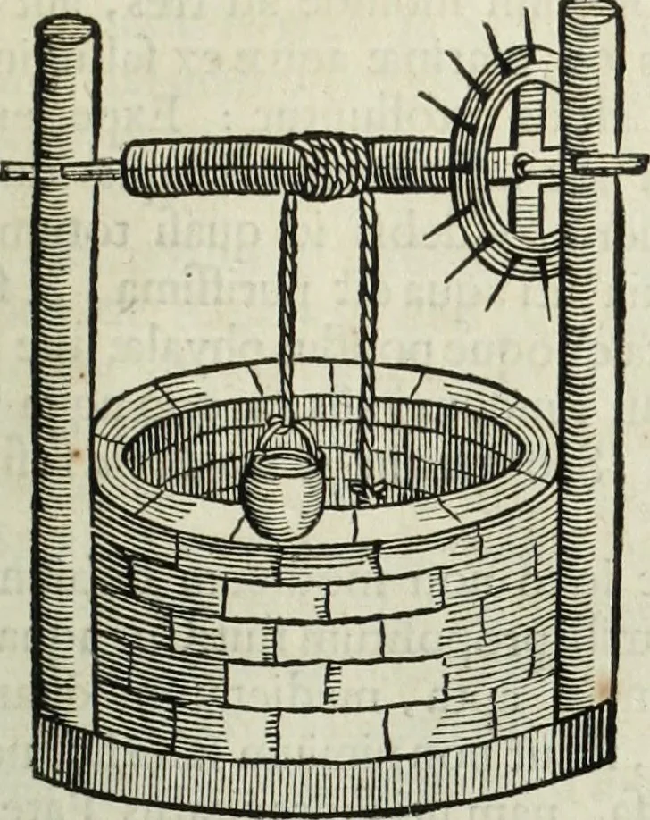 An illustration from Mundus Subterraneus, in XII libros digestus; quo divinum subterrestris mundi opificium, mira ergasteriorum naturæ in eo distributio, verbo pantámorphou Protei regnum, universæ denique naturæ majestas, 1665, leaf 662