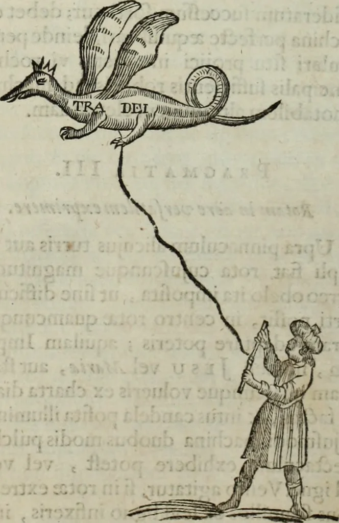 An illustration from Mundus Subterraneus, in XII libros digestus; quo divinum subterrestris mundi opificium, mira ergasteriorum naturæ in eo distributio, verbo pantámorphou Protei regnum, universæ denique naturæ majestas, 1665, leaf 938