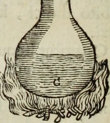 An illustration from Mundus Subterraneus, in XII libros digestus; quo divinum subterrestris mundi opificium, mira ergasteriorum naturæ in eo distributio, verbo pantámorphou Protei regnum, universæ denique naturæ majestas, 1665, leaf 941