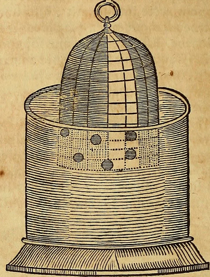 An illustration from Mundus subterraneus, in XII libros digestus : qvo divinum subterrestris mundi opificium, mira ergasteriorum naturae in eo distributio, verbo [pantamorphon] Protei regnum, universae denique naturae majestas & divitiae summa rerum varietate exponuntur, abditorum effectuum causae acri indagine inquistae demonstrantur, cognitae per artis & naturae conjugium ad humanae vitae necessarium usum vario experimentorum apparata, necnon novo modo & ratione applicantur. Ad Alexandrum VII. pont. opt. max., 1678, leaf 337