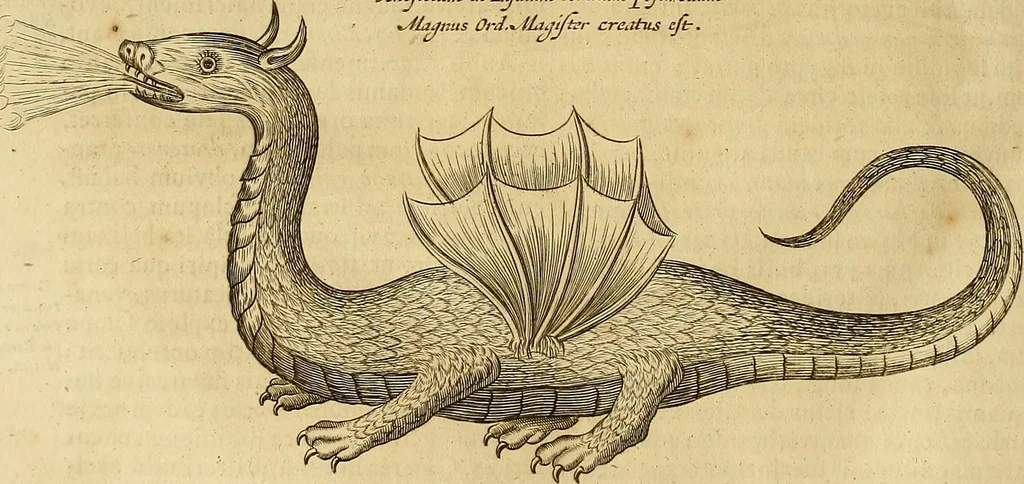 An illustration from Mundus subterraneus, in XII libros digestus : qvo divinum subterrestris mundi opificium, mira ergasteriorum naturae in eo distributio, verbo [pantamorphon] Protei regnum, universae denique naturae majestas & divitiae summa rerum varietate exponuntur, abditorum effectuum causae acri indagine inquistae demonstrantur, cognitae per artis & naturae conjugium ad humanae vitae necessarium usum vario experimentorum apparata, necnon novo modo & ratione applicantur. Ad Alexandrum VII. pont. opt. max., 1678, leaf 537