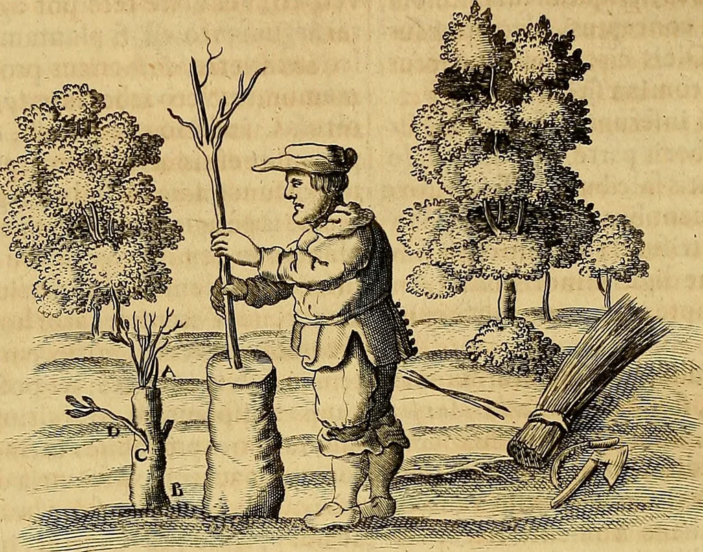 An illustration from Mundus subterraneus, in XII libros digestus : qvo divinum subterrestris mundi opificium, mira ergasteriorum naturae in eo distributio, verbo [pantamorphon] Protei regnum, universae denique naturae majestas & divitiae summa rerum varietate exponuntur, abditorum effectuum causae acri indagine inquistae demonstrantur, cognitae per artis & naturae conjugium ad humanae vitae necessarium usum vario experimentorum apparata, necnon novo modo & ratione applicantur. Ad Alexandrum VII. pont. opt. max., 1678, leaf 853