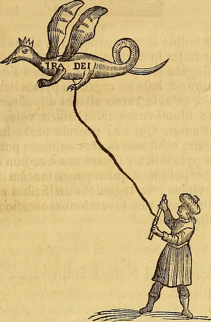 An illustration from Mundus subterraneus, in XII libros digestus : qvo divinum subterrestris mundi opificium, mira ergasteriorum naturae in eo distributio, verbo [pantamorphon] Protei regnum, universae denique naturae majestas & divitiae summa rerum varietate exponuntur, abditorum effectuum causae acri indagine inquistae demonstrantur, cognitae per artis & naturae conjugium ad humanae vitae necessarium usum vario experimentorum apparata, necnon novo modo & ratione applicantur. Ad Alexandrum VII. pont. opt. max., 1678, leaf 964