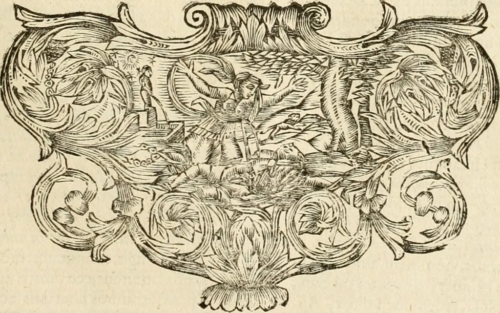 An illustration from Mundus symbolicus, in emblematum universitate formatus, explicatus, et tam sacris, quàm profanis eruditionibus ac sententiis illustratus : subministrans oratoribus, praedicatoribus, academicis, poetis &c. innumera conceptuum argumenta, 1687, leaf 304