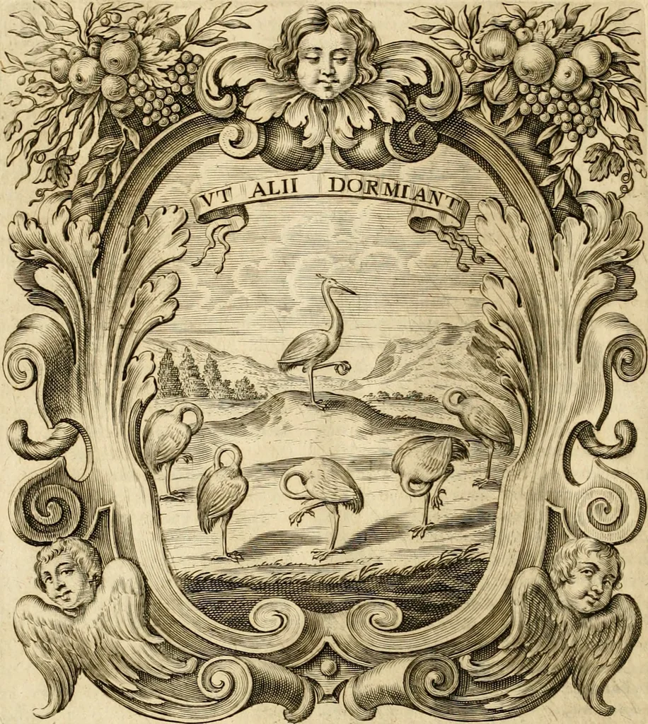 An illustration from Mundus symbolicus, in emblematum universitate formatus, explicatus, et tam sacris, quàm profanis eruditionibus ac sententiis illustratus : subministrans oratoribus, praedicatoribus, academicis, poetis &c. innumera conceptuum argumenta, 1687, leaf 359