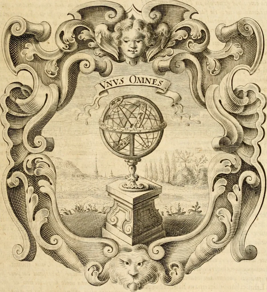 An illustration from Mundus symbolicus, in emblematum universitate formatus, explicatus, et tam sacris, quàm profanis eruditionibus ac sententiis illustratus : subministrans oratoribus, praedicatoribus, academicis, poetis &c. innumera conceptuum argumenta, 1687, leaf 56