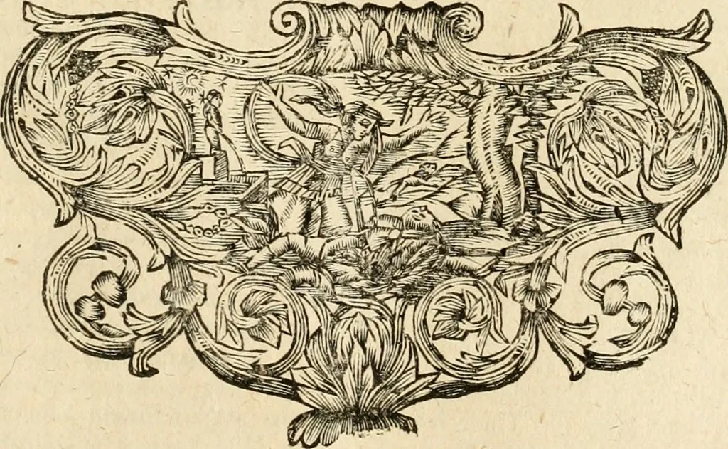 An illustration from Mundus symbolicus, in emblematum universitate formatus, explicatus, et tam sacris, quàm profanis eruditionibus ac sententiis illustratus : subministrans oratoribus, praedicatoribus, academicis, poetis &c. innumera conceptuum argumenta, 1687, leaf 780