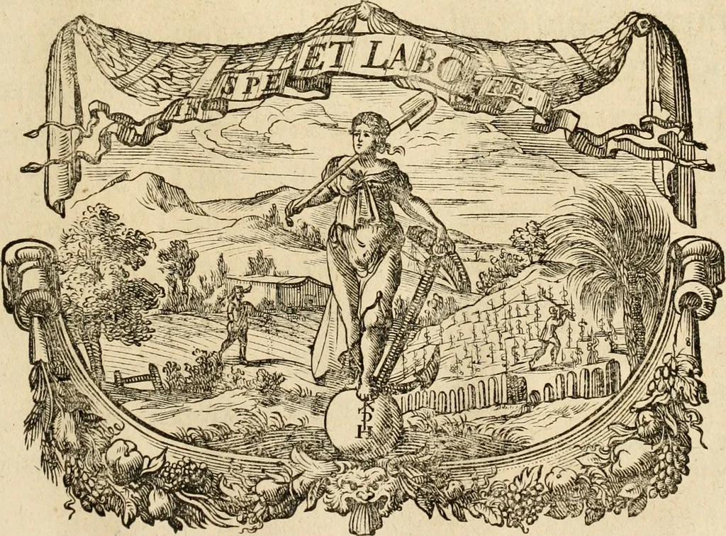 An illustration from Mundus symbolicus, in emblematum universitate formatus, explicatus, et tam sacris, quàm profanis eruditionibus ac sententiis illustratus : subministrans oratoribus, praedicatoribus, academicis, poetis &c. innumera conceptuum argumenta, 1687, leaf 796