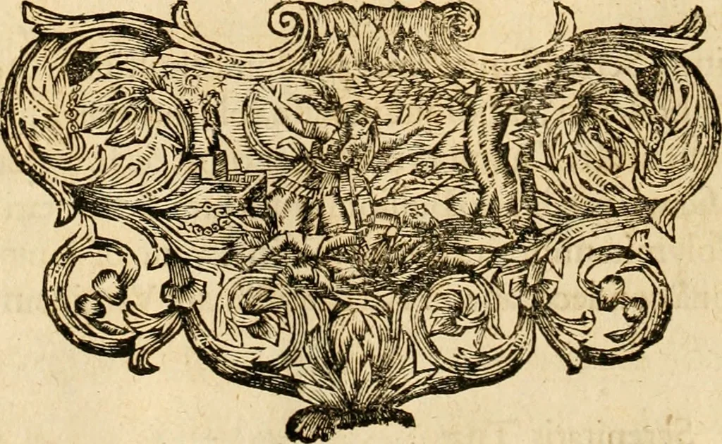An illustration from Mundus symbolicus, in emblematum universitate formatus, explicatus, et tam sacris, quàm profanis eruditionibus ac sententiis illustratus : subministrans oratoribus, praedicatoribus, academicis, poetis &c. innumera conceptuum argumenta, 1687, leaf 803