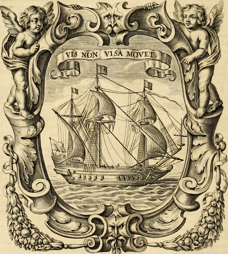 An illustration from Mundus symbolicus, in emblematum universitate formatus, explicatus, et tam sacris, quàm profanis eruditionibus ac sententiis illustratus : subministrans oratoribus, praedicatoribus, academicis, poetis &c. innumera conceptuum argumenta, 1687, leaf 955