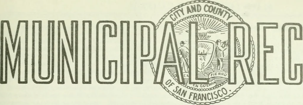 An illustration from Municipal record, 1908, leaf 124