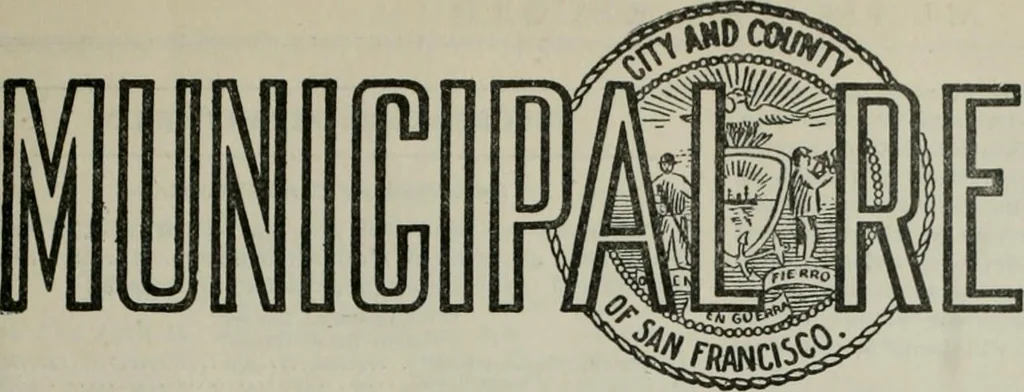 An illustration from Municipal record, 1908, leaf 116