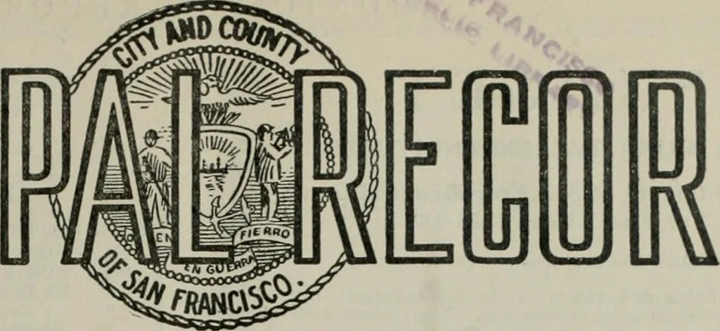 An illustration from Municipal record, 1908, leaf 176