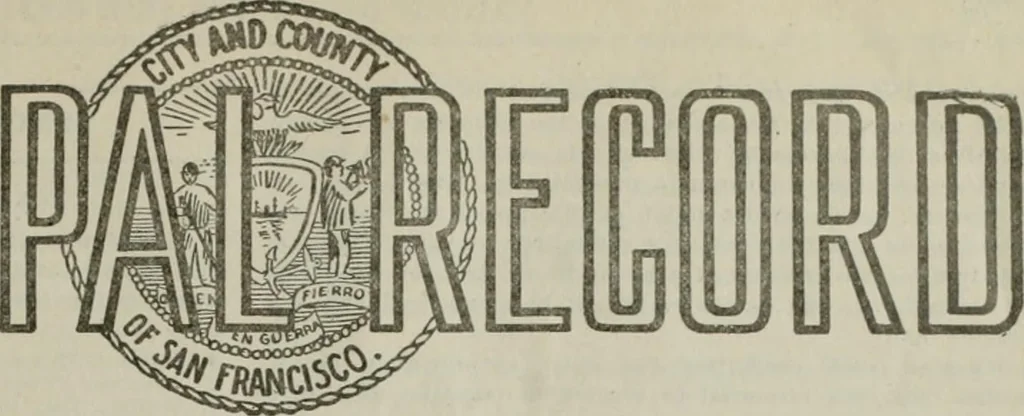 An illustration from Municipal record, 1908, leaf 280