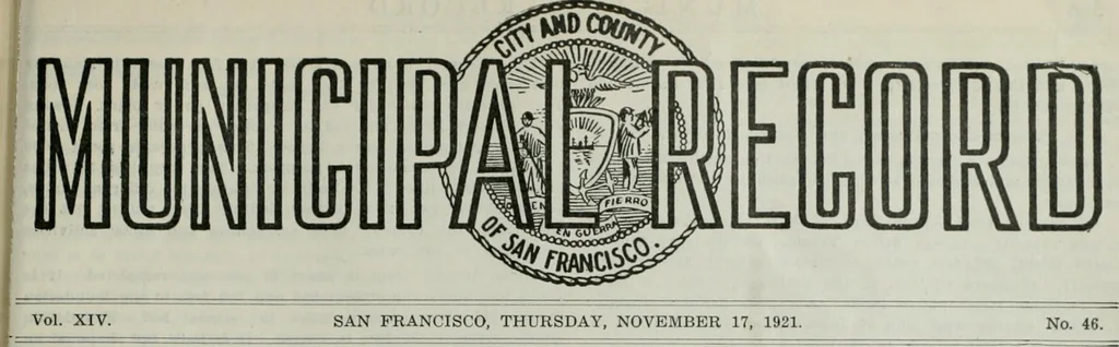 An illustration from Municipal record, 1908, leaf 368
