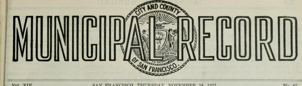 An illustration from Municipal record, 1908, leaf 376