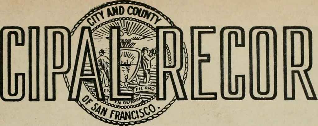 An illustration from Municipal record, 1908, leaf 184