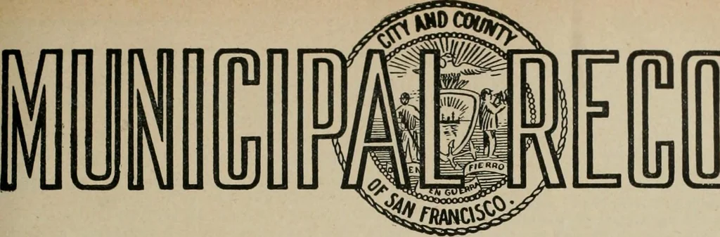 An illustration from Municipal record, 1908, leaf 200